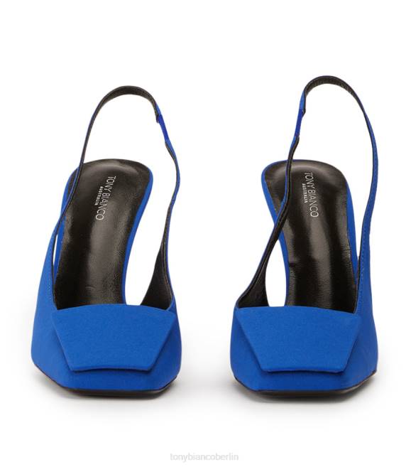 Stöckelschuhe| de Tony Bianco Frauen Rue Heels azurblauer Krepp 4624132